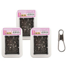 SAPA 一鍵式圓形別針 1號 散裝轉環, 150入, 3個