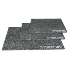STONELINE 玻璃砧板3件組, 黑色, 1套