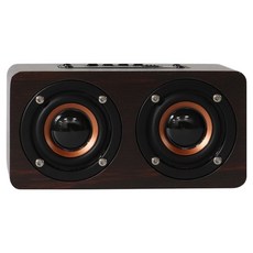 DTAudio 木質藍牙喇叭, WH5, 深胡桃木