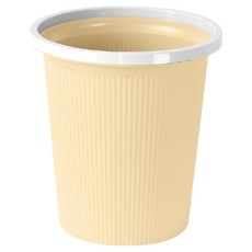 簡約開放式垃圾桶, 米色