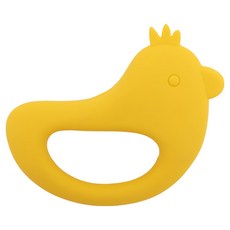 BABY JUJU 固齒器 小雞, 1個, 黃色, 單品