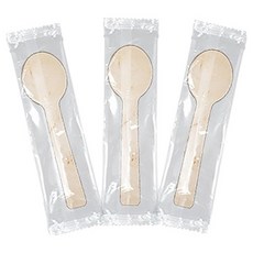 NAPKIN KOREA 木製冰淇淋勺 100mm, 200入, 1個