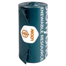 LOGIN 洛格 拾便袋單捲, 綠色, 17個裝, 1套