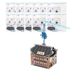 민화샵 전통 종이 초롱등 한옥 만들기 S2500480, 혼합색상, 10개