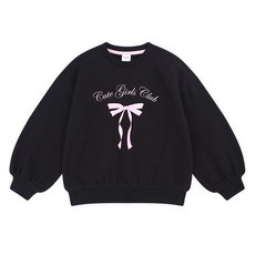 andiapple 兒童可愛蝴蝶結超刷毛大學T恤