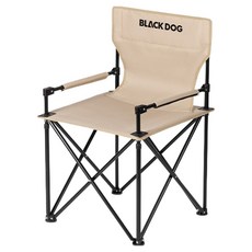 BLACK DOG 黑狗 折疊式露營休閒椅 BD120, 米色B, 1個