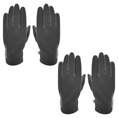 GROOVSTAR JECO 男用 GRS Magma 刷毛保暖冬季運動手套, 灰色, 2個