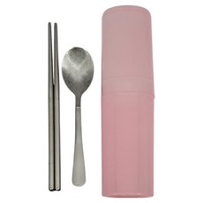 雙東宏 環保餐具組, 顏色隨機, 2套, 湯匙 + 筷子