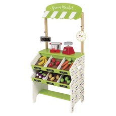 Janod 超級市場蔬果吧玩具組, 1個, 混和顏色