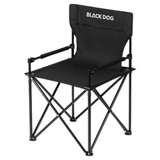 BLACKDOG 접이식 캠핑 안락의자 BD120, 블랙B, 1개