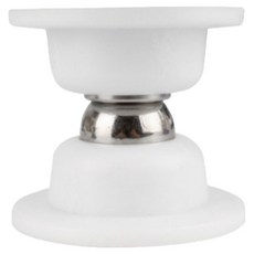 헬로우디 강력 자석 PVC 문충돌방지 도어스토퍼, 화이트, 1개