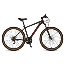 코난트 A370HD MTB 알루미늄 디스크 브레이크 14.6kg 신장 160cm~180cm 방문설치, 맷블랙 + 레드, 180cm, 1개