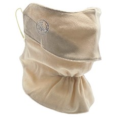 GowoonGolf 防寒超細纖維高爾夫口罩 L2款式, 米色, 1個