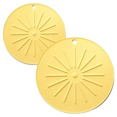 Livingan矽膠感應保護墊大+小, 1套, 黃色