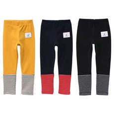 LITTLE RABBIT 下擺條紋內搭褲3件組