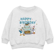 LITTLE RABBIT 家庭 D HBD 寬鬆版大學T