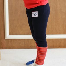 리틀래빗 봄가을 밑단 줄무늬 레깅스