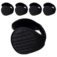 HIGH MOUNT JECO 大尺寸針織保暖耳罩, 黑色, 5個