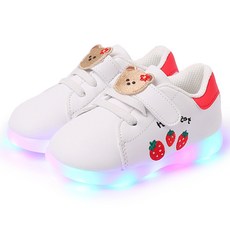 오즈키즈 꿀곰LED 운동화