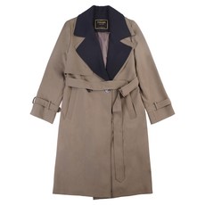 COMPAGNA 女性雙領撞色風衣外套 CADW9-WCH010