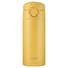 써모스 데일리 원터치 파우더 보틀 JOK-350K, 머스터드옐로, 350ml, 1개