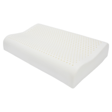 Ishur 伊舒爾 100%天然乳膠枕 工學護頸型, 1個, 白色