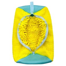 PEONIST 多用途運動鞋/鞋子防損傷洗衣袋, 黃色, 1個