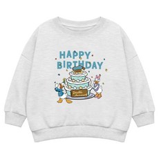 LITTLE RABBIT [親子] D HBD 寬鬆版大學T