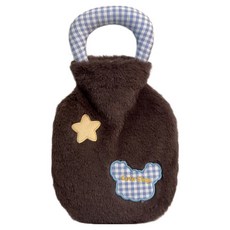 Fallincell 手把套保溫熱水袋 棕色, 1個