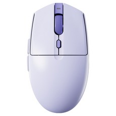 앱코 3모드 스탠다드 그립 게이밍 블루투스 무선 마우스, 퍼플, A102