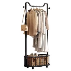 Roylife 堅固收納型貓耳衣架, 黑色