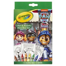 크레욜라 컬러링 크레용 미니박스 퍼피 구조대, 8색, 1개