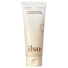 ilso 穀物馬鈴薯毛孔清潔面膜泡沫, 150ml, 1個