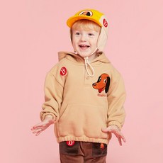 BEBE DE PINO 兒童用 Conté 連帽刷毛大學T恤 BP34TH116