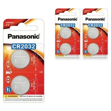 파나소닉 파워세이프티패키지 리튬 코인건전지 CR2032, 2개입, 3개
