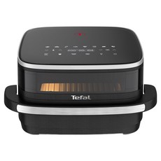 Tefal 特福 Easy Fry 披薩寬型氣炸鍋 4L, FW4018K0, 黑色