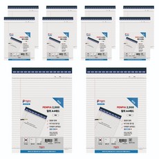 PENPIA 2000 可撕式 A4 便條紙本, 白色, 10個, 40張
