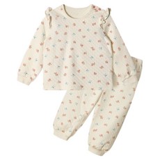 유니프랜드 릴리 삼중지 보온 면 9부 상하 내의 세트