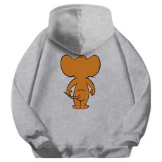 일루소 남녀공용 톰과제리 로고제리 후드티