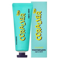 CORALIER 珊瑚鈣高氟牙膏 水漾薄荷, 90g, 1個