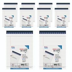 펜피아 2000 절취 16절 패드, 흰색, 10개, 45매