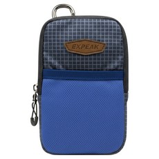 엑스피크 등산 메쉬 스마트폰 파우치 체크네이비