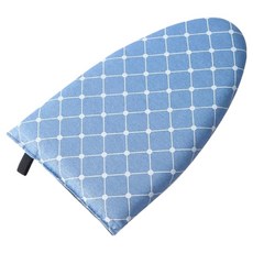 迷你便攜式隔熱耐熱手部保護手持蒸汽熨斗手套墊, 藍色