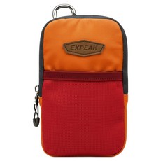 등산 메쉬 스마트폰 파우치 오렌지