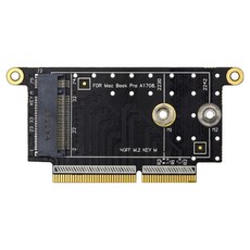 Coms M2 轉換器 A公司 筆記型電腦 Pro A1708 to NGFF SSD KEY M 轉接卡, IF679, 1個