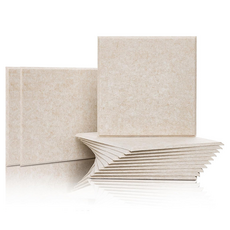 Koktem 簡易安裝磁吸式玄關門隔音板 30 x 30 cm, 象牙白, 12個