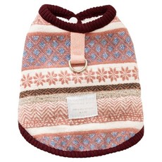 寵物寵穿搭系列雪花拼圖 寵毛孩馬甲衣, 1個, 紅色