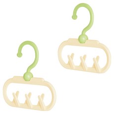 旋轉掛鉤多功能整理掛架 BRP1634, 綠色, 2個