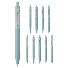uni 젠토 스탠다드 블랙잉크 0.38mm UBN-ZSC-38, B.리플 블루, 10개
