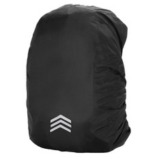쿠말 야광 반사 등산 백팩 방수 커버, 블랙, 1개